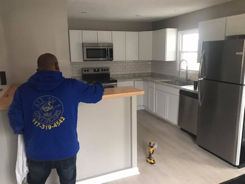 Remediation work on a larger property
