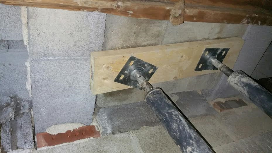 Crawlspace and below-grade repair work